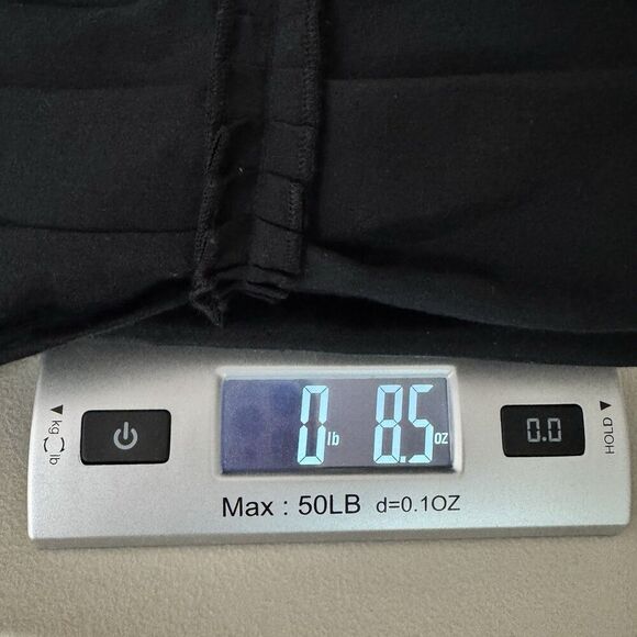 LOFT Women Tiered Midi Dress 4 Black Cotton Silk Pleated Fairy Goth Witch Boho - Picture 15 of 15